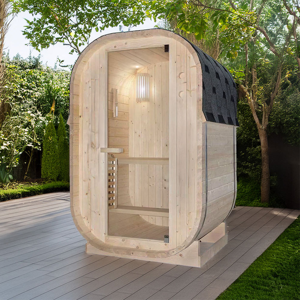 Outdoor Sauna - 194 x 120 cm für 2 Personen