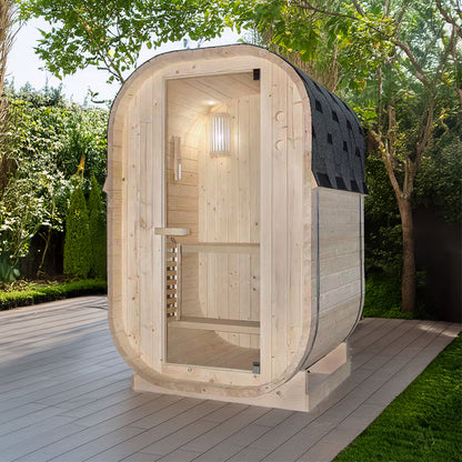 Outdoor Sauna - 194 x 120 cm für 2 Personen