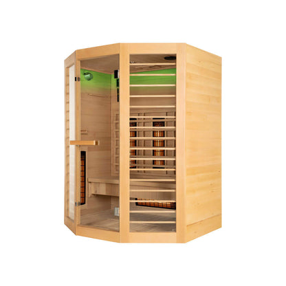 Infrarotkabine - 155 x 120 cm für 3 Personen