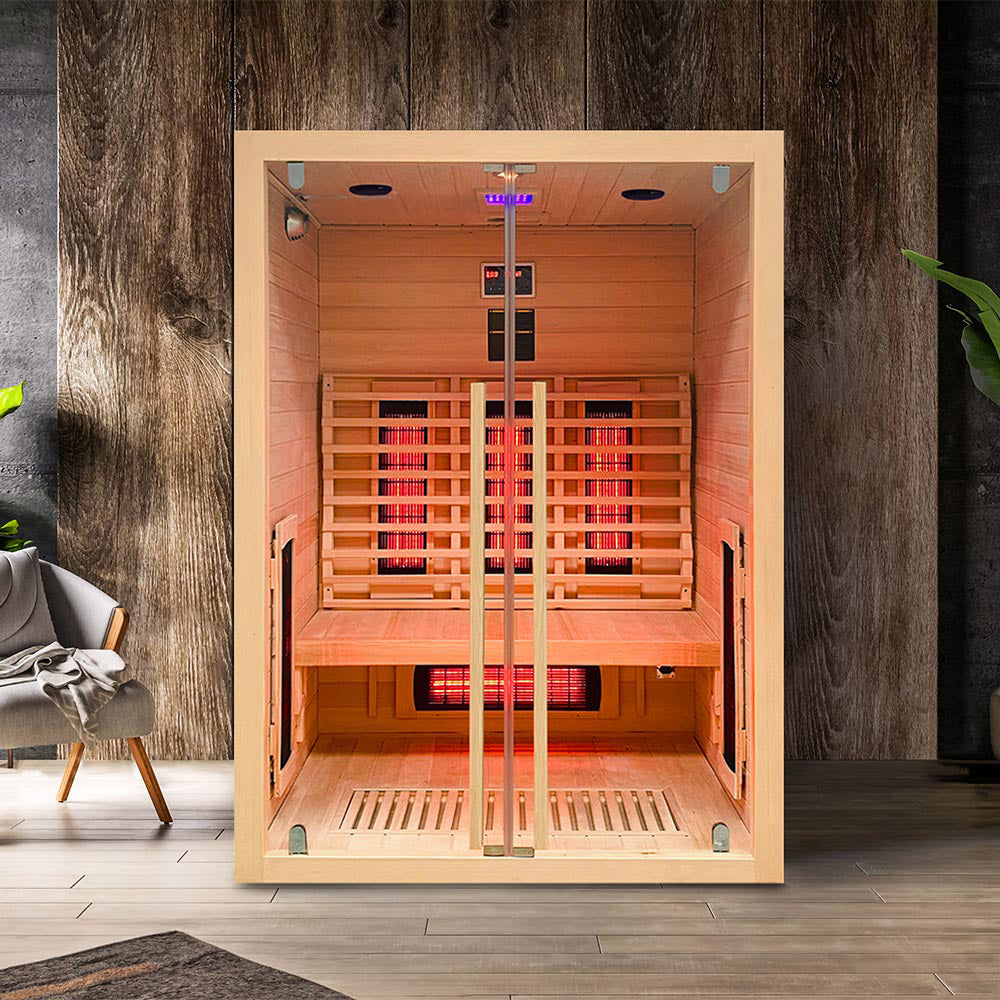 Infrarotkabine - 135 x 105 cm für 2 Personen