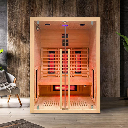 Infrarotkabine - 135 x 105 cm für 2 Personen