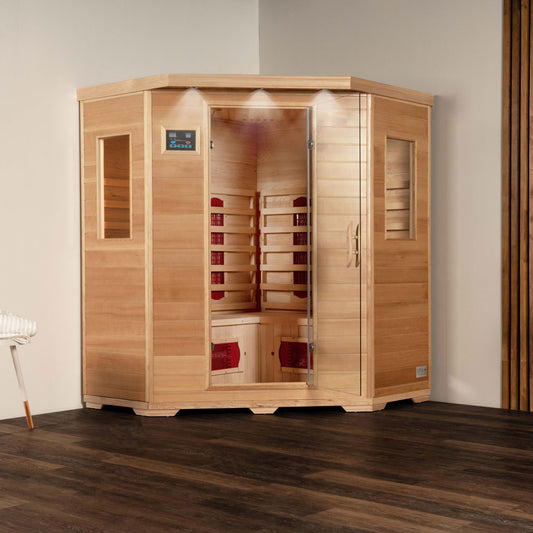 Infrarotkabine - 150 x 150 cm für 4 Personen