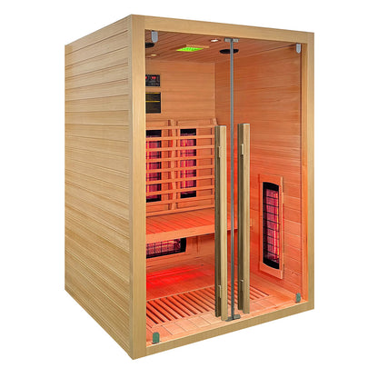 Infrarotkabine - 135 x 105 cm für 2 Personen