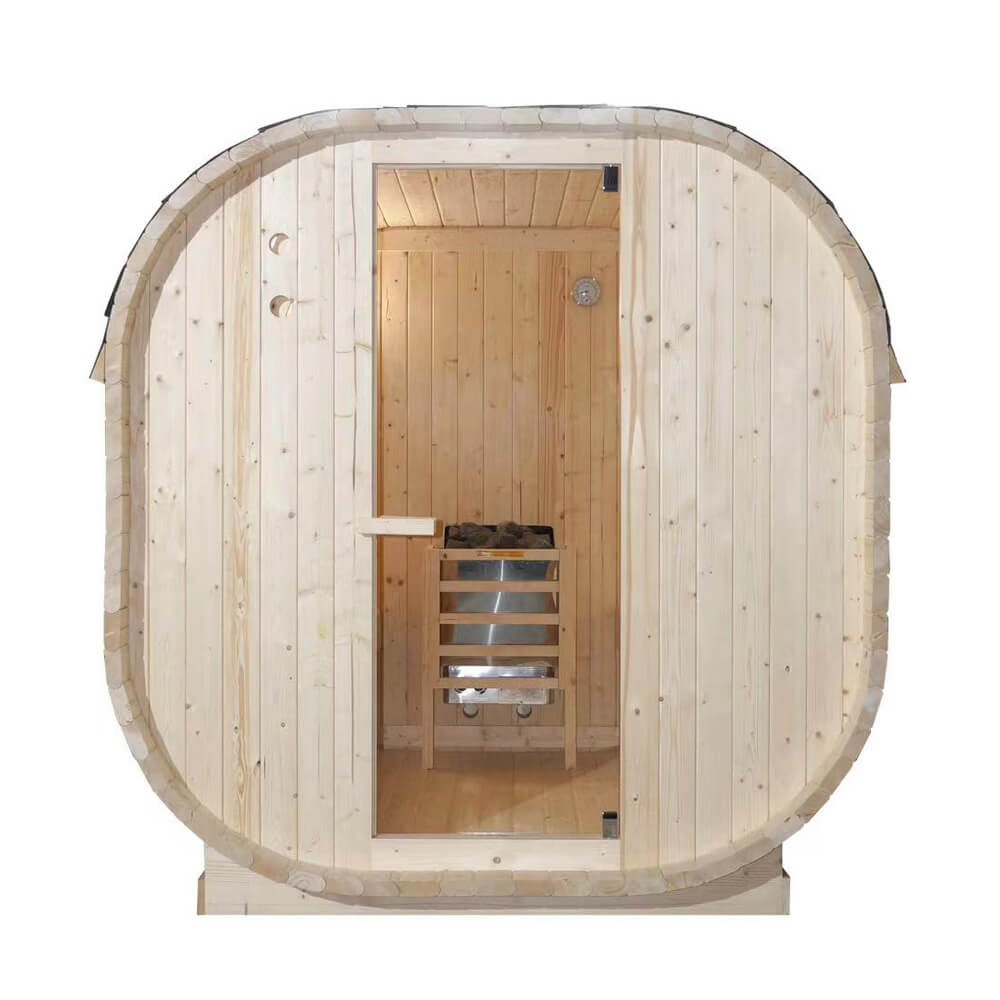 Outdoor Sauna - 184 x 180 cm für 4 Personen