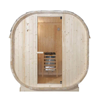 Outdoor Sauna - 184 x 180 cm für 4 Personen