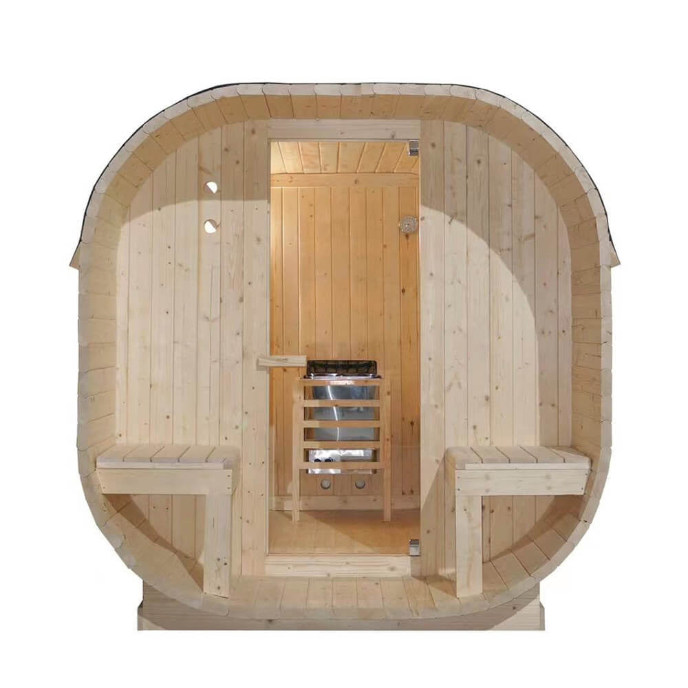 Outdoor Sauna - 184 x 220 cm für 4 Personen