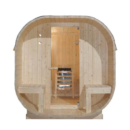 Outdoor Sauna - 184 x 220 cm für 4 Personen