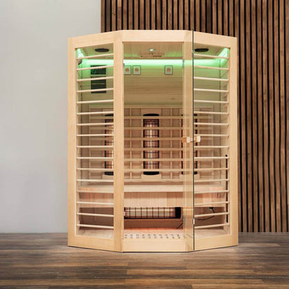 Infrarotkabine - 155 x 120 cm für 3 Personen