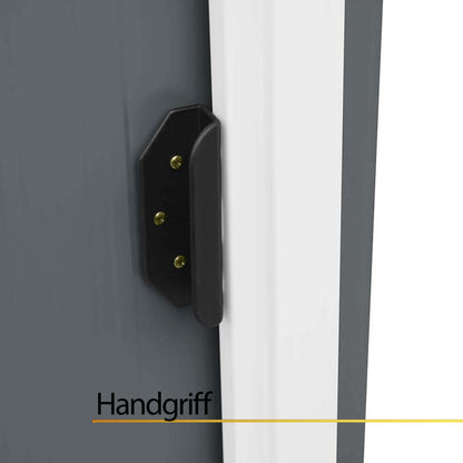 Geräteschuppen aus verzinktem Stahl - 151 x 189 cm