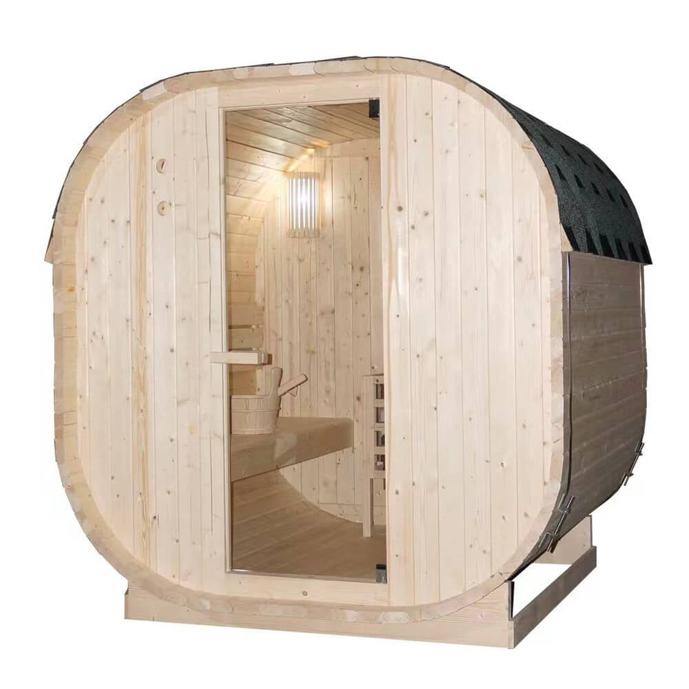 Outdoor Sauna - 184 x 180 cm für 4 Personen