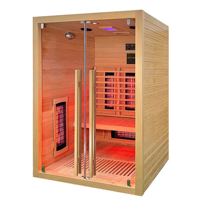 Infrarotkabine - 135 x 105 cm für 2 Personen