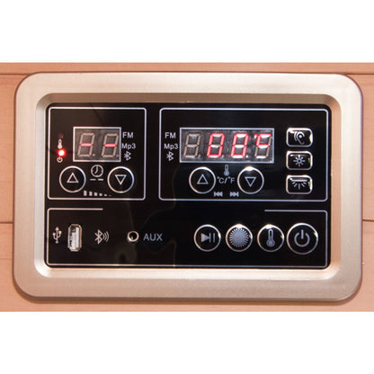 Infrarotkabine mit Vollspektrumstrahler - 150 x 120 cm für 3 Personen