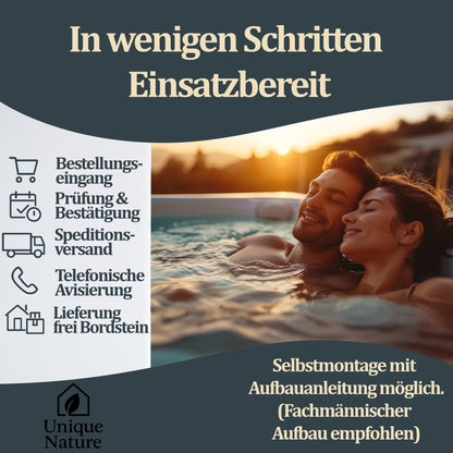 Hot Tub mit Ofen in zwei Größen