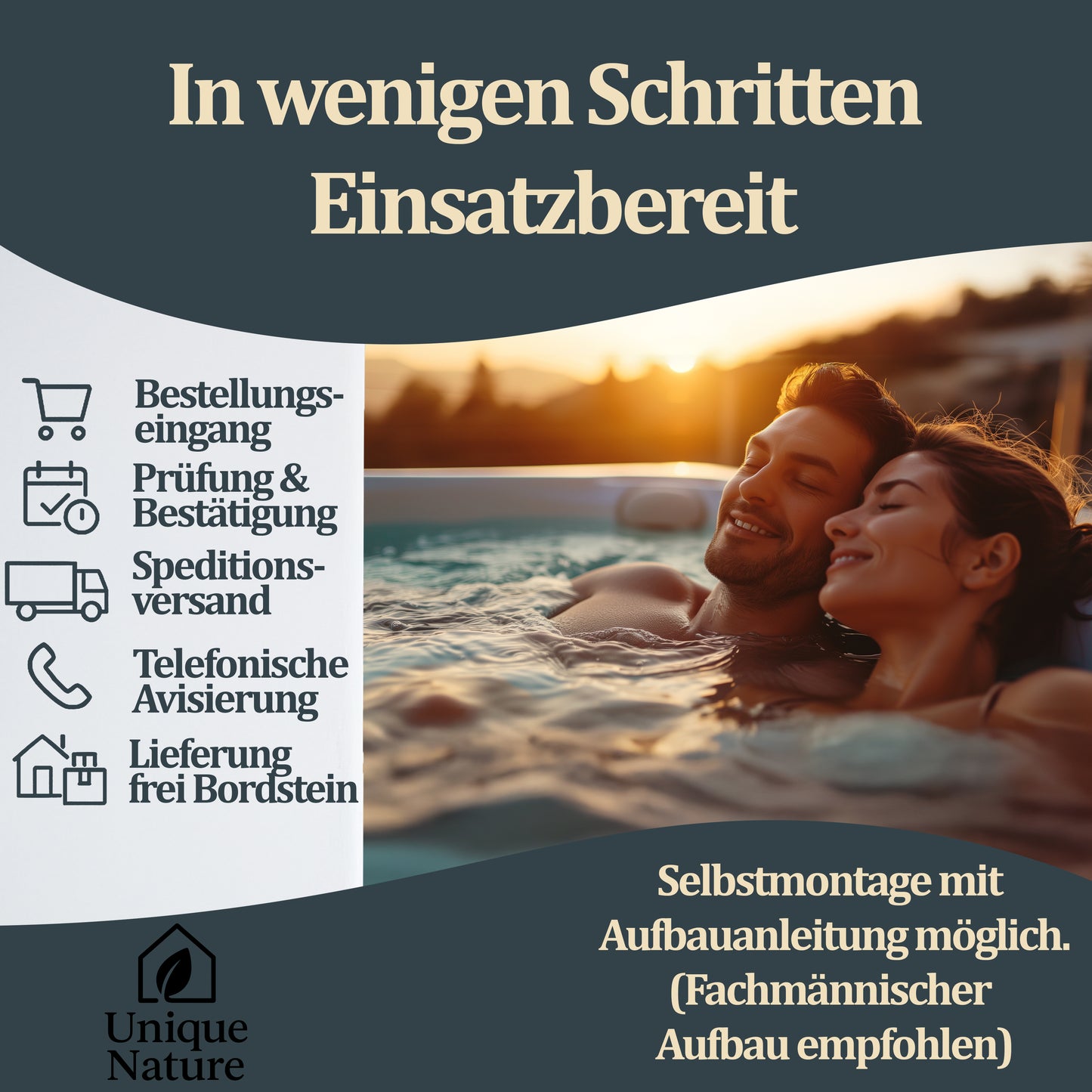 Hot Tub mit Ofen in zwei Größen