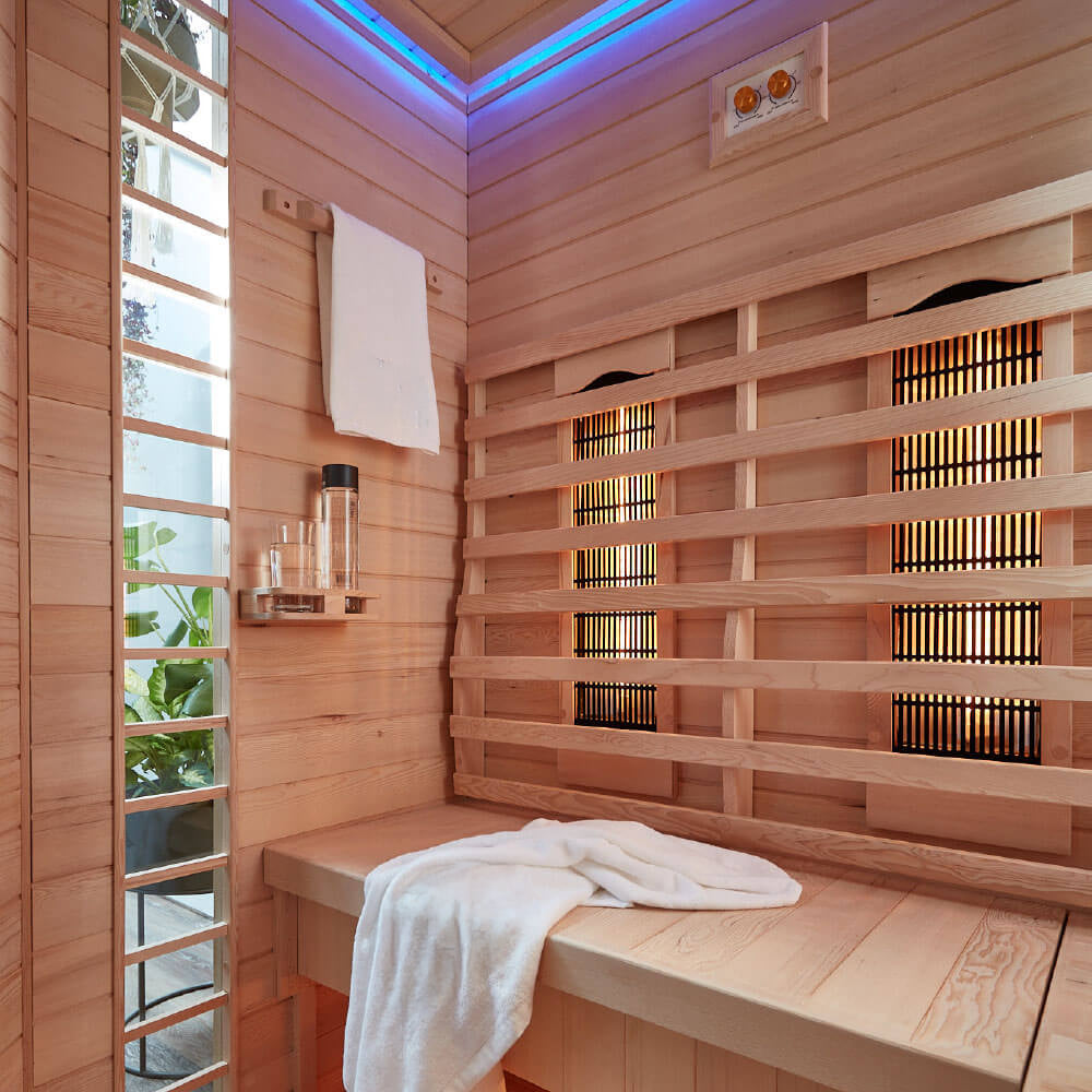 Infrarotkabine - 150 x 150 cm für 4 Personen