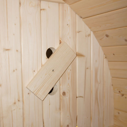 Outdoor Sauna - 184 x 220 cm für 6 Personen