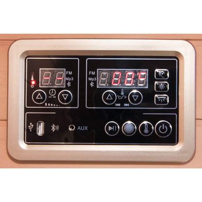 Infrarotkabine mit Vollspektrumstrahler - 150 x 150 cm für 4 Personen