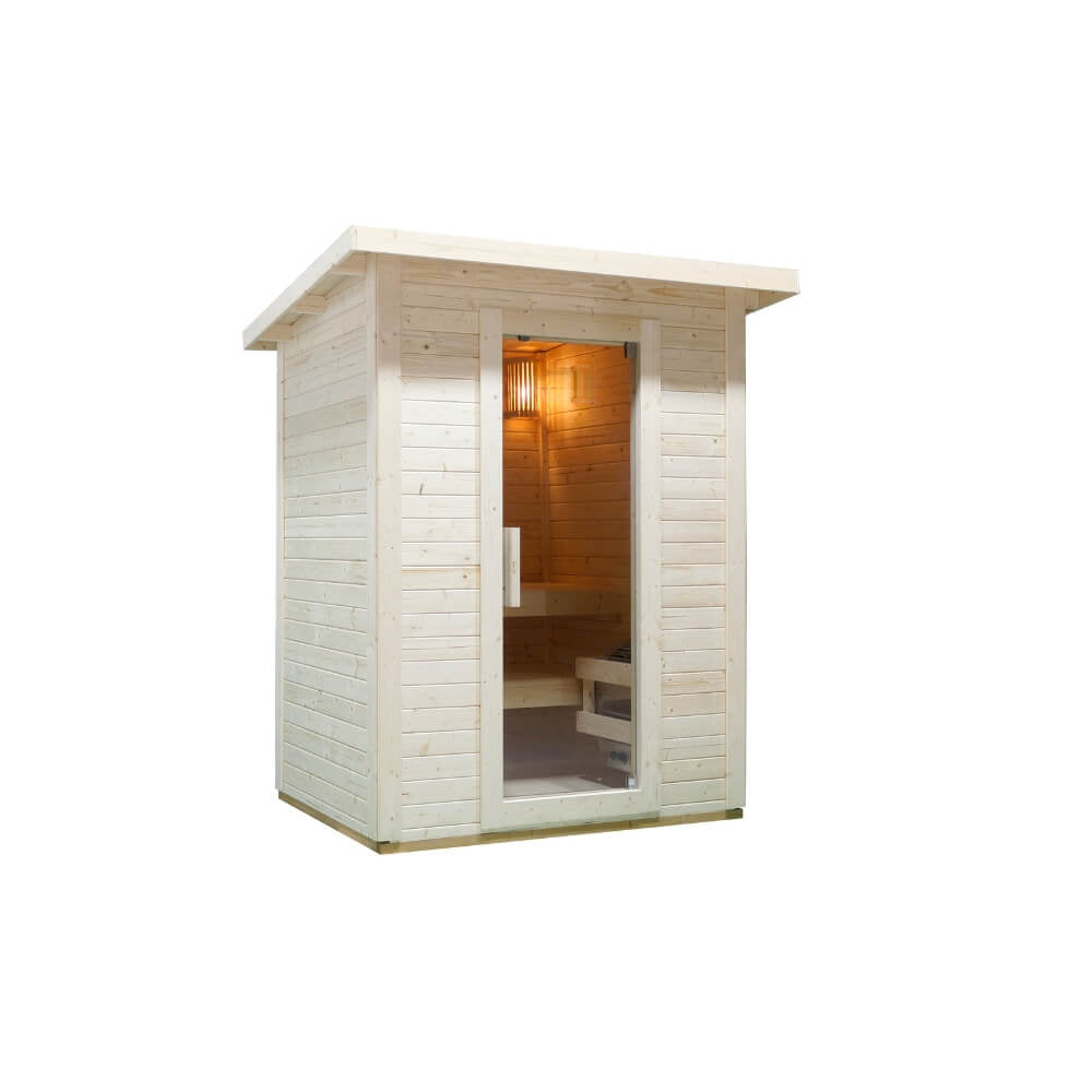 Saunahaus Outdoor - 191 x 157 cm für 3 Personen