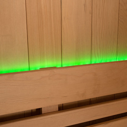 Traditionelle Sauna - 180 x 150 cm für 4 Personen