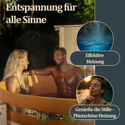 Hot Tub mit Ofen in zwei Größen