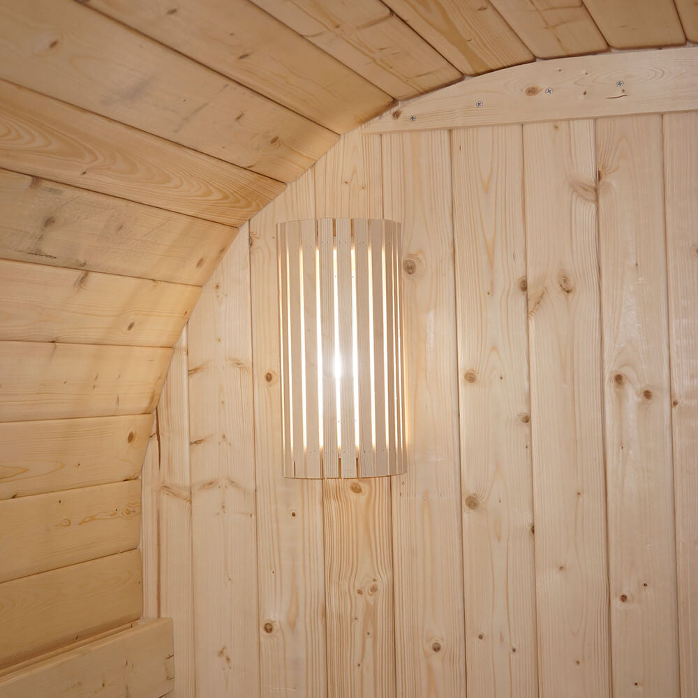 Outdoor Sauna - 184 x 180 cm für 4 Personen