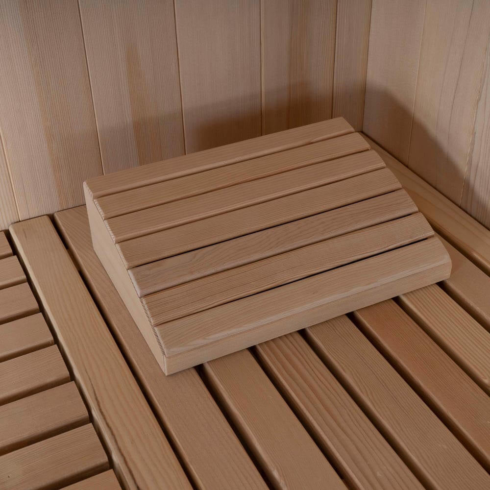 Traditionelle Sauna - 150 x 150 cm für 3 Personen
