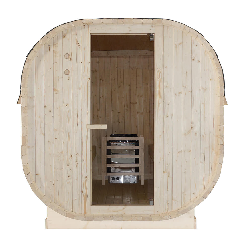 Outdoor Sauna - 184 x 220 cm für 6 Personen