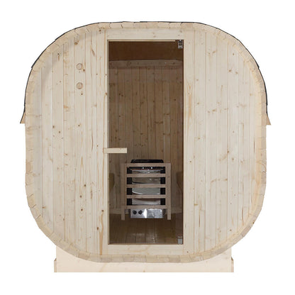 Outdoor Sauna - 184 x 220 cm für 6 Personen