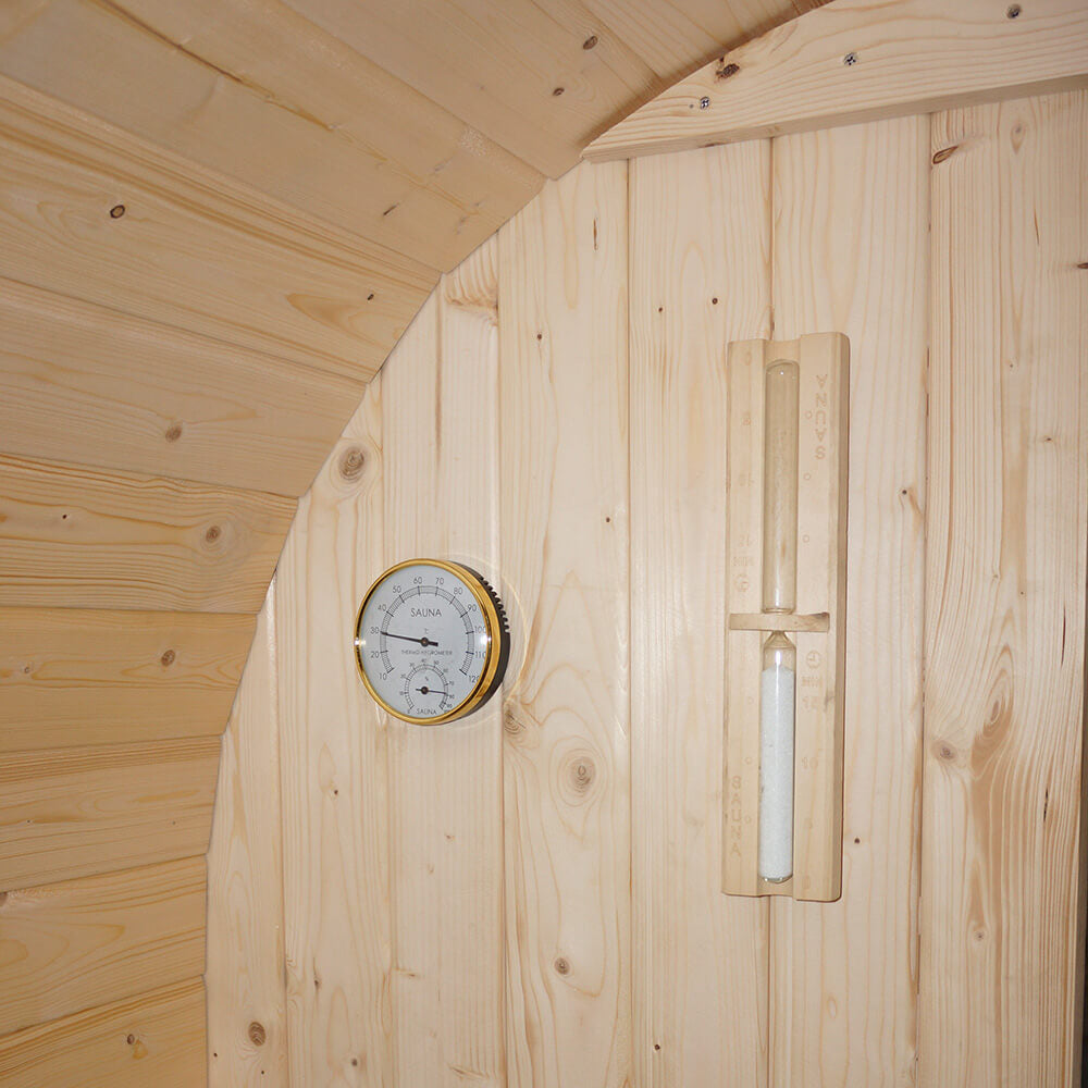 Outdoor Sauna - 184 x 180 cm für 4 Personen