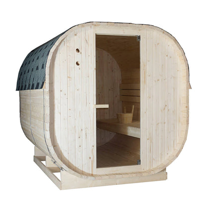 Outdoor Sauna - 184 x 220 cm für 6 Personen