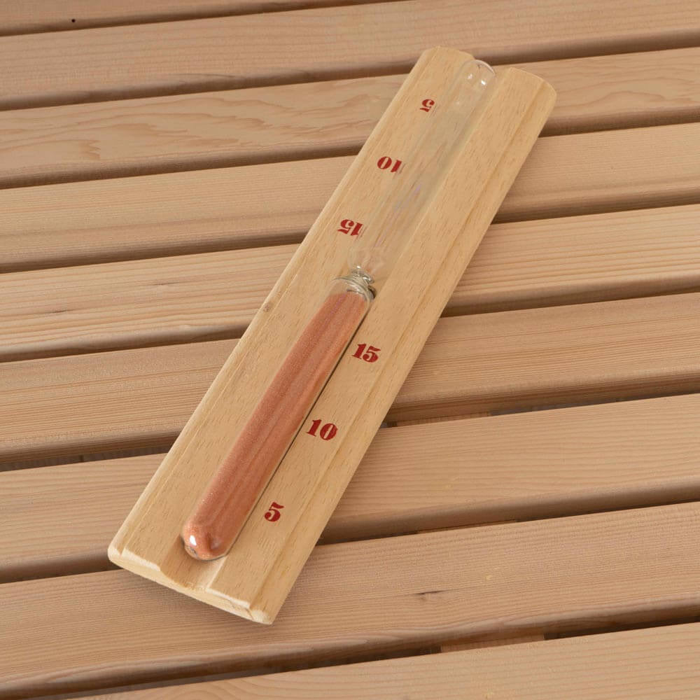 Traditionelle Sauna - 150 x 120 cm für 3 Personen