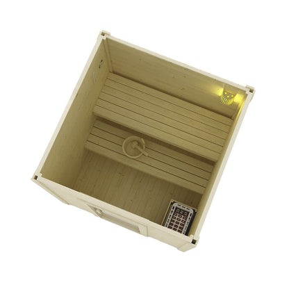 Saunahaus Outdoor - 191 x 157 cm für 3 Personen