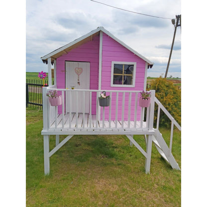 Spielhaus „Tayo“ aus Holz – ohne Rutsche, imprägniert, TÜV-geprüft, ab 3 Jahren