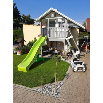 Schaukelhaus „Luno Plus“ aus imprägnierter Kiefer – mit Doppelschaukel, 150 cm Plattformhöhe, TÜV/EN71, 269×220×315 cm