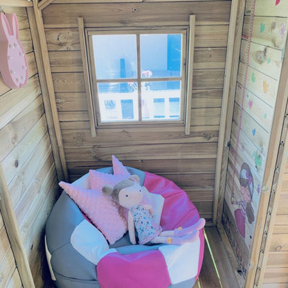 Spielhaus „Tayo“ aus Holz – ohne Rutsche, imprägniert, TÜV-geprüft, ab 3 Jahren