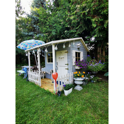 Spielhaus „Malia“ aus Holz – mit Terrasse, imprägniert, TÜV-geprüft, ab 1 Jahr