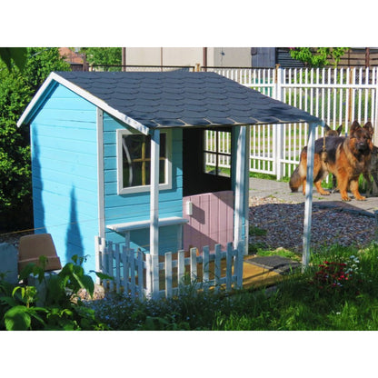 Spielhaus „Malia“ aus Holz – mit Terrasse, imprägniert, TÜV-geprüft, ab 1 Jahr