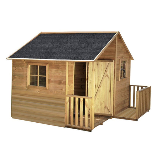 Spielhaus „Marlo“ aus Holz – ebenerdig, imprägniert, TÜV-geprüft, ab 1 Jahr