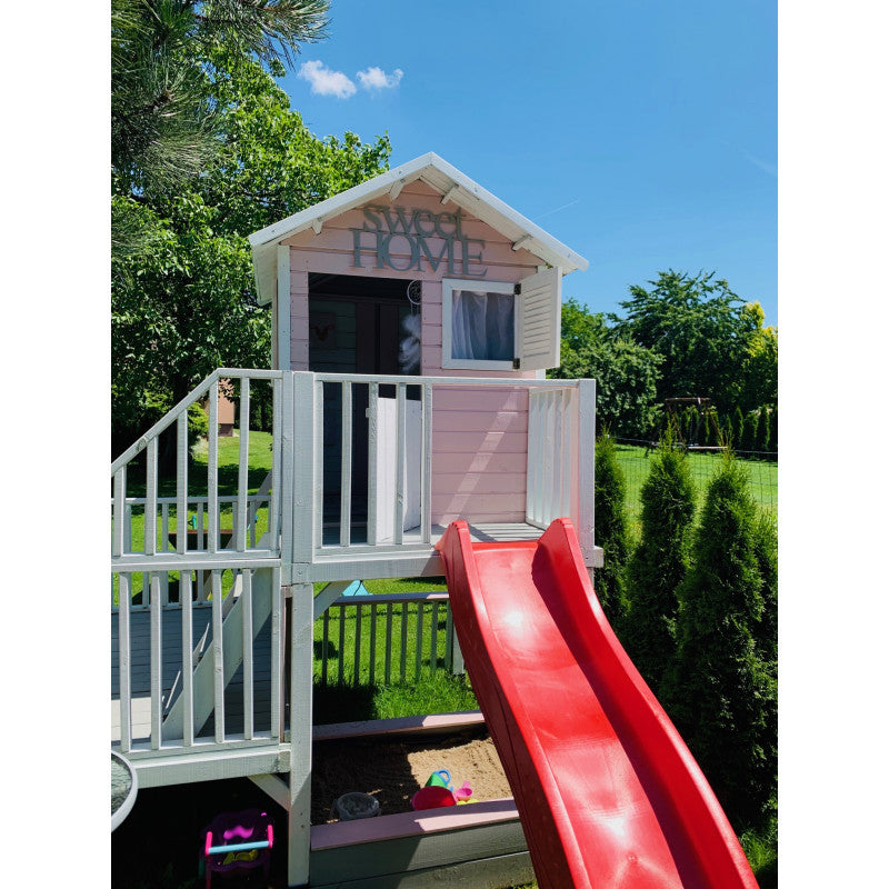 Spielturm „Luno XL“ aus imprägnierter Kiefer – Plattform 62/122 cm, TÜV/EN71, 226,5×176×272 cm