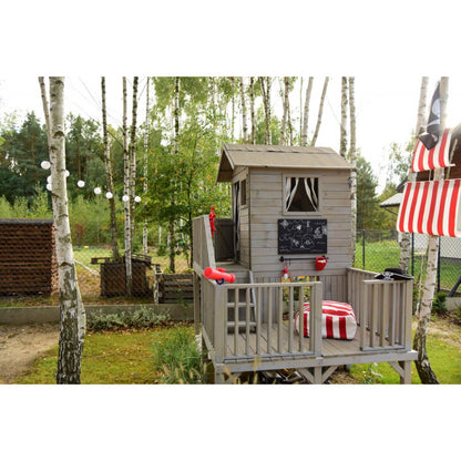 Spielturm „Luno XL“ aus imprägnierter Kiefer – Plattform 62/122 cm, TÜV/EN71, 226,5×176×272 cm