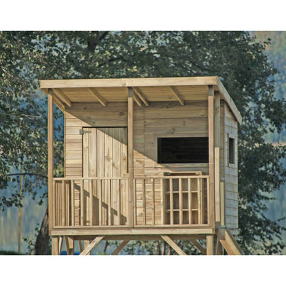 Spielhaus „Robin“ aus Holz – mit Veranda, TÜV-geprüft, imprägniert, ab 3 Jahren