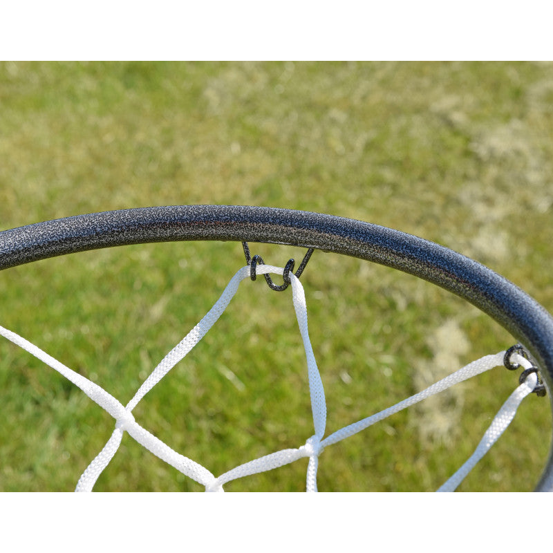 Spielplatz „Maxo XXL“ aus pulverbeschichtetem Metall – mit Rutsche, Trapez & Doppelschaukel, 480×195 cm, hellgrün