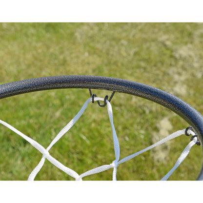 Spielplatz „Maxo XXL“ aus pulverbeschichtetem Metall – mit Rutsche, Trapez & Doppelschaukel, 480×195 cm, hellgrün