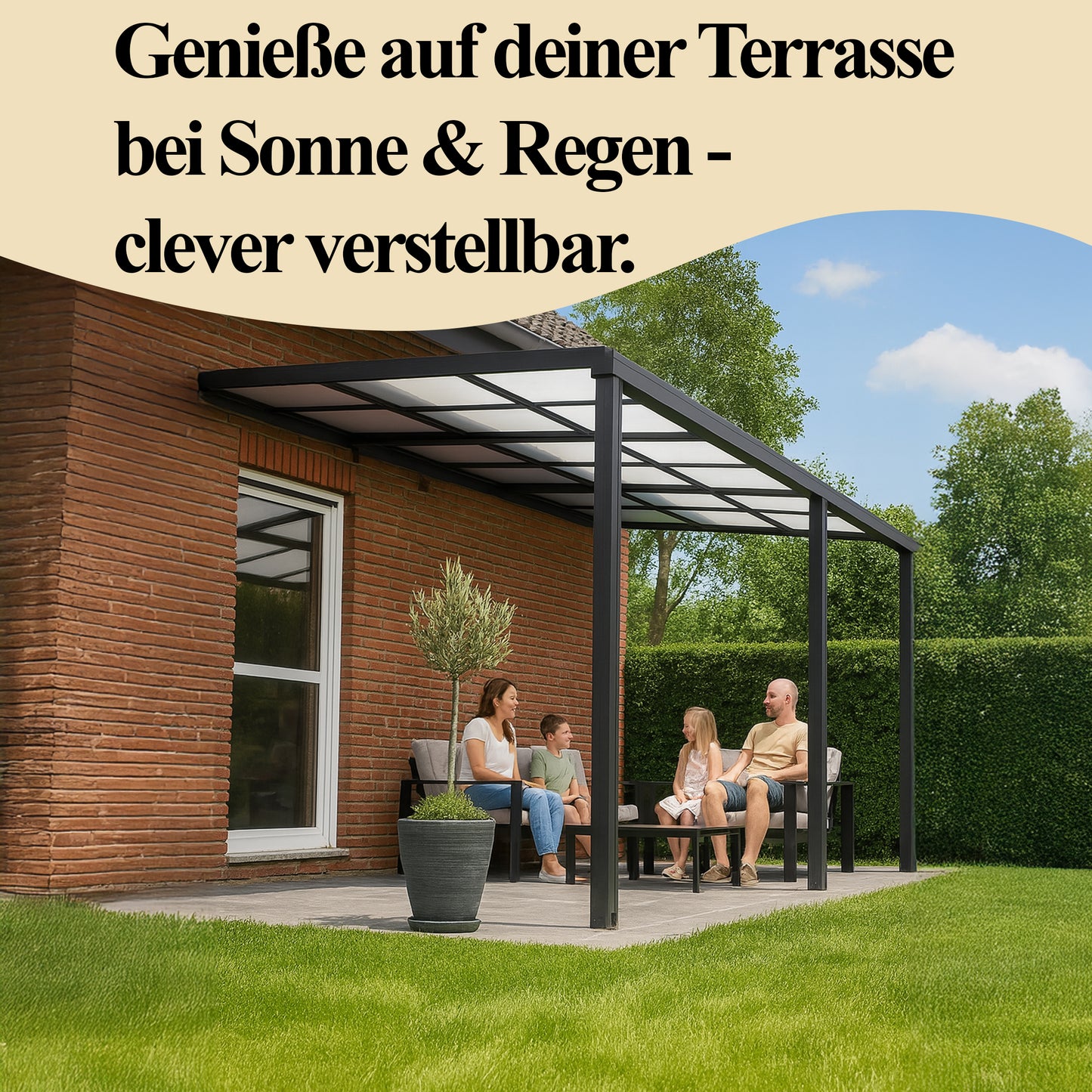 Terrassenüberdachung Deluxe