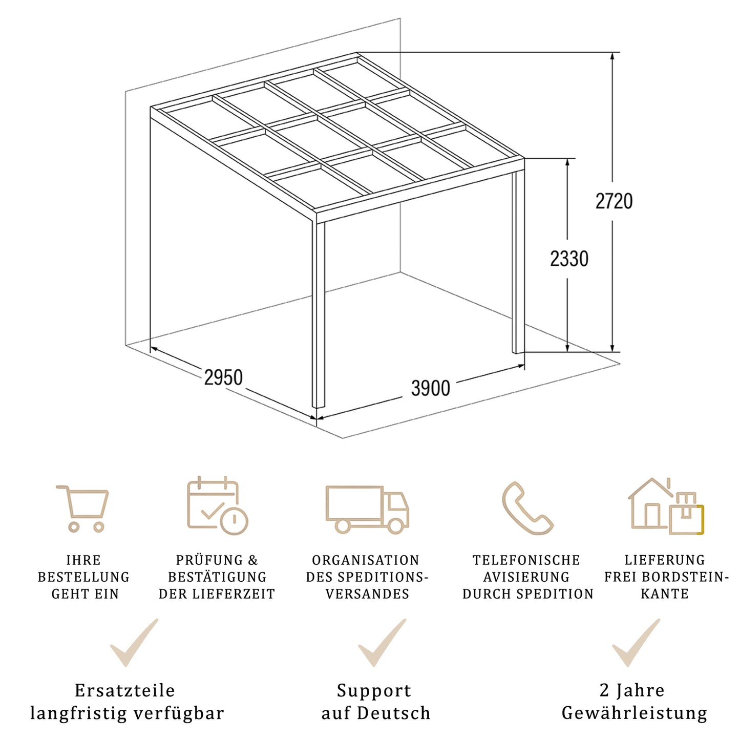 Terrassenüberdachung Deluxe