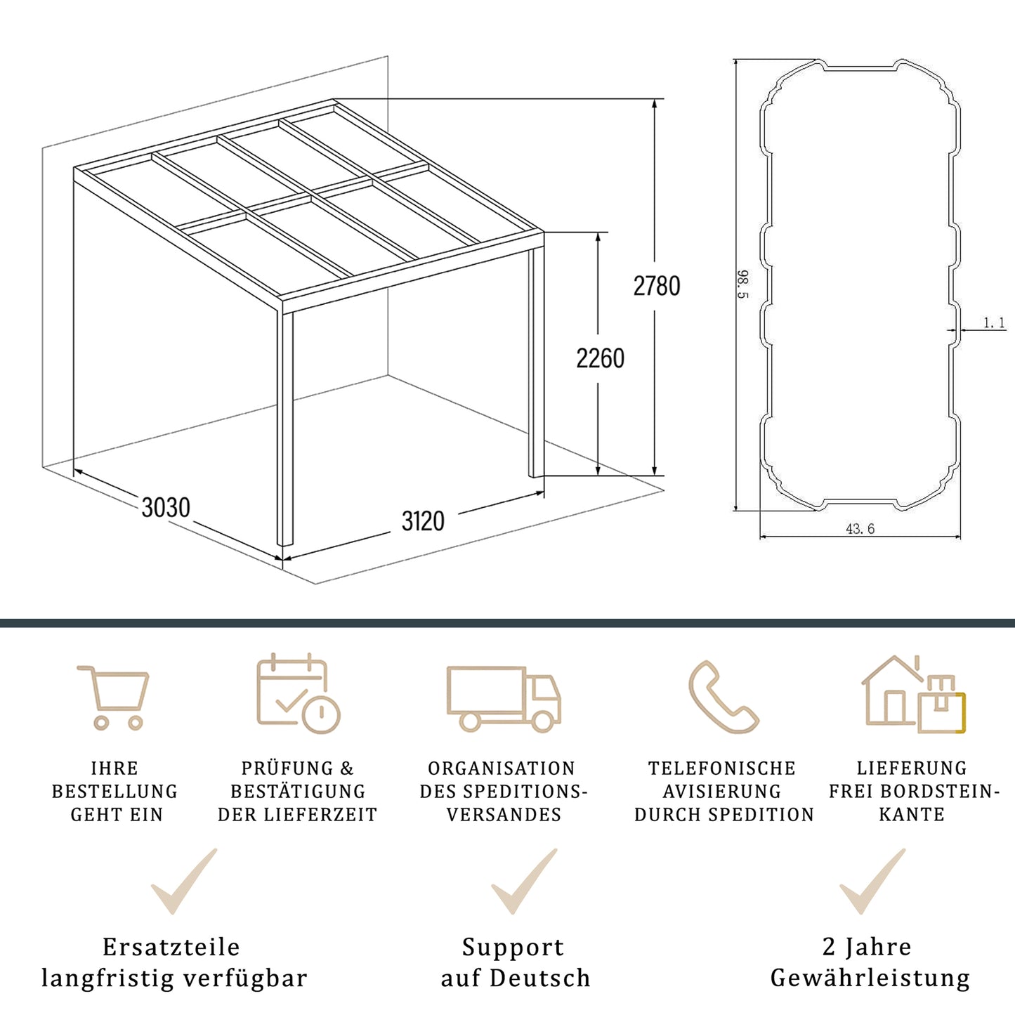 Terrassenüberdachung