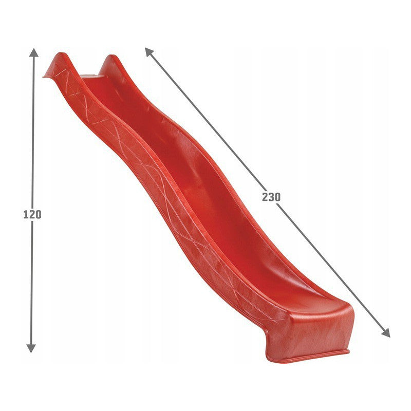 Spielturm „Luno Max“ aus imprägnierter Kiefer – Doppelschaukel mit Plattform & Rutsche, TÜV/EN71, 300×394×228 cm