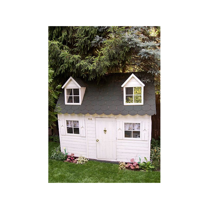 Spielhaus „Maja“ aus Holz – zweistöckig mit Galerie, Leiter & Blumenkästen, 248×157×240 cm, EN71/TÜV-geprüft