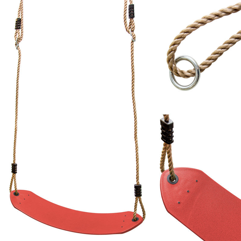 Spielplatz „Hania“ aus imprägnierter Kiefer – mit Schaukel, Kletterseil & Rutsche, 261×427×390 cm