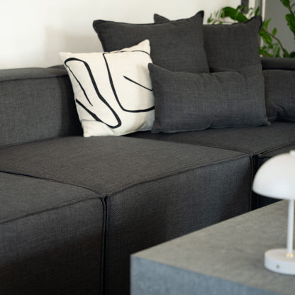 Modulares Sofa - 414 x 207 cm Anthrazit
